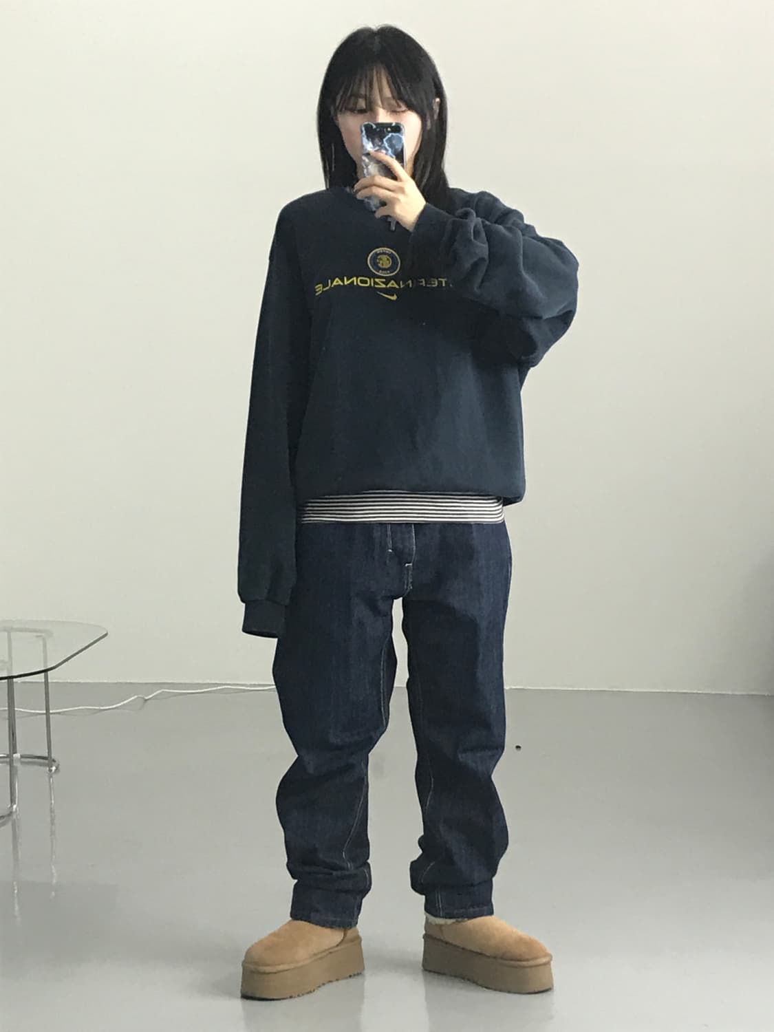 나이키 인테르 맨투맨 상품이미지1