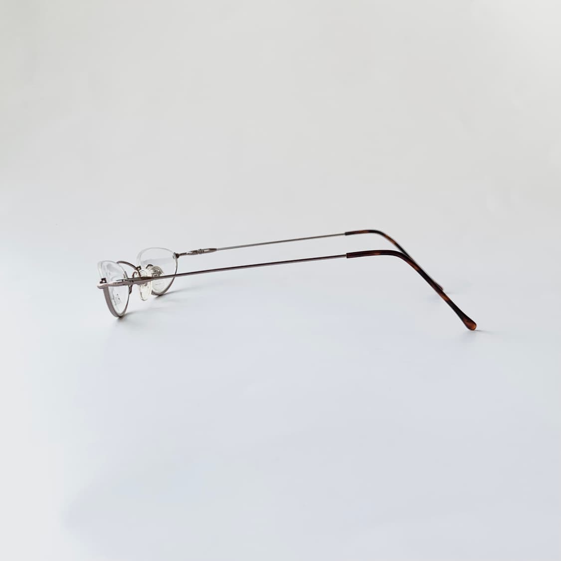 743 데드스탁 언더림 유니크 호피 반무테 라운드 돋보기안경 상품이미지3