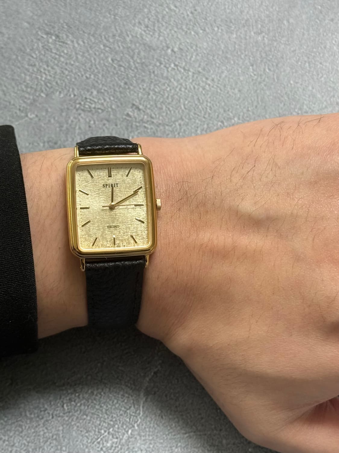 세이코 Seiko Sprit 쿼츠 골드 샴페인 리넨 다이얼 상품이미지5