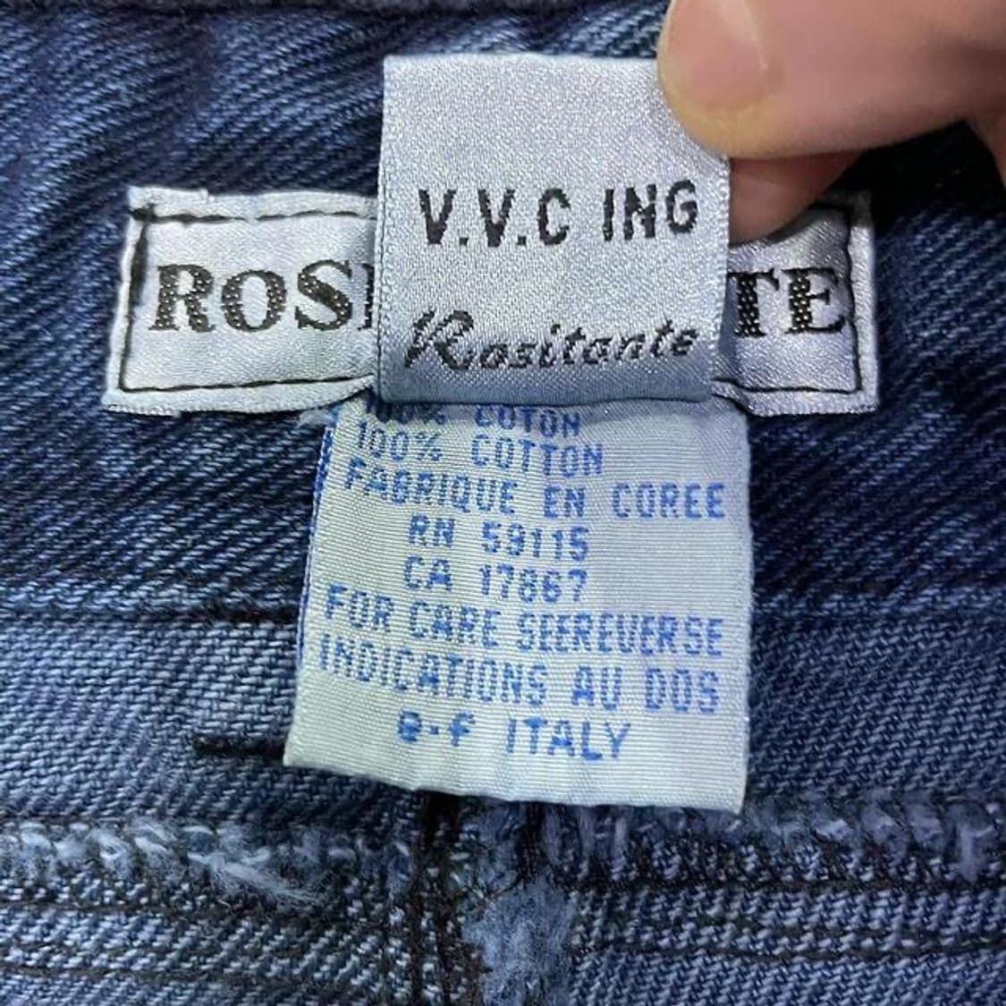 로시단테 투턱 테이퍼드 진 (38) 상품이미지6