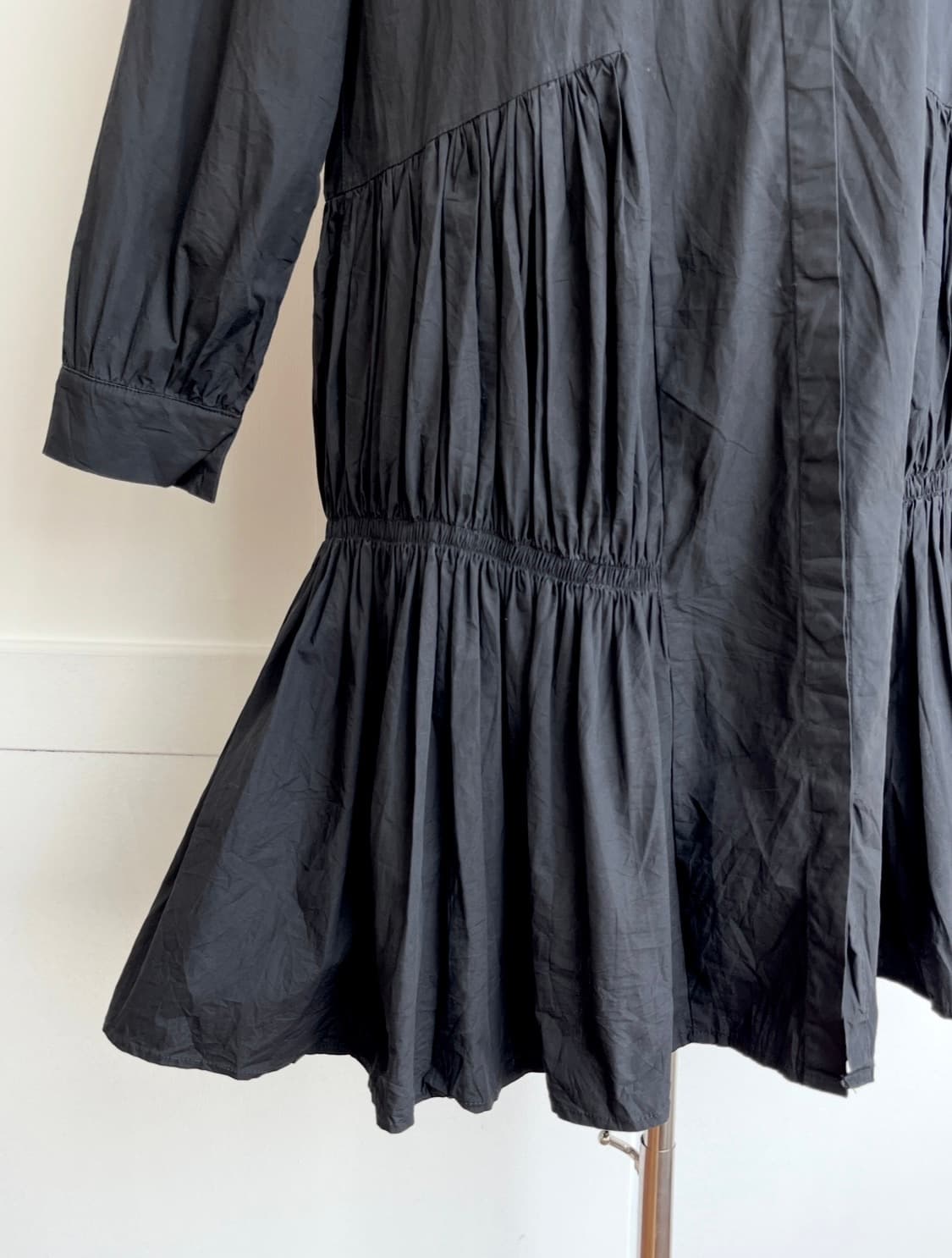 HELLCATPUNKS 고딕 아일렛 디테일 셔츠 원피스 상품이미지5