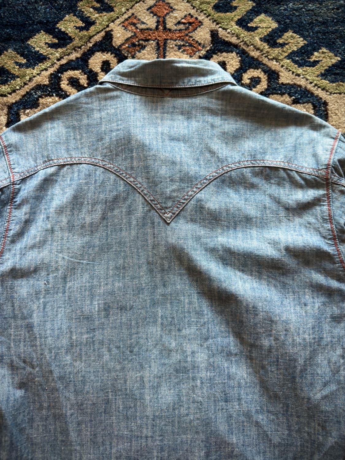 00s Levi's Rad tab Chambray shirt 상품이미지9