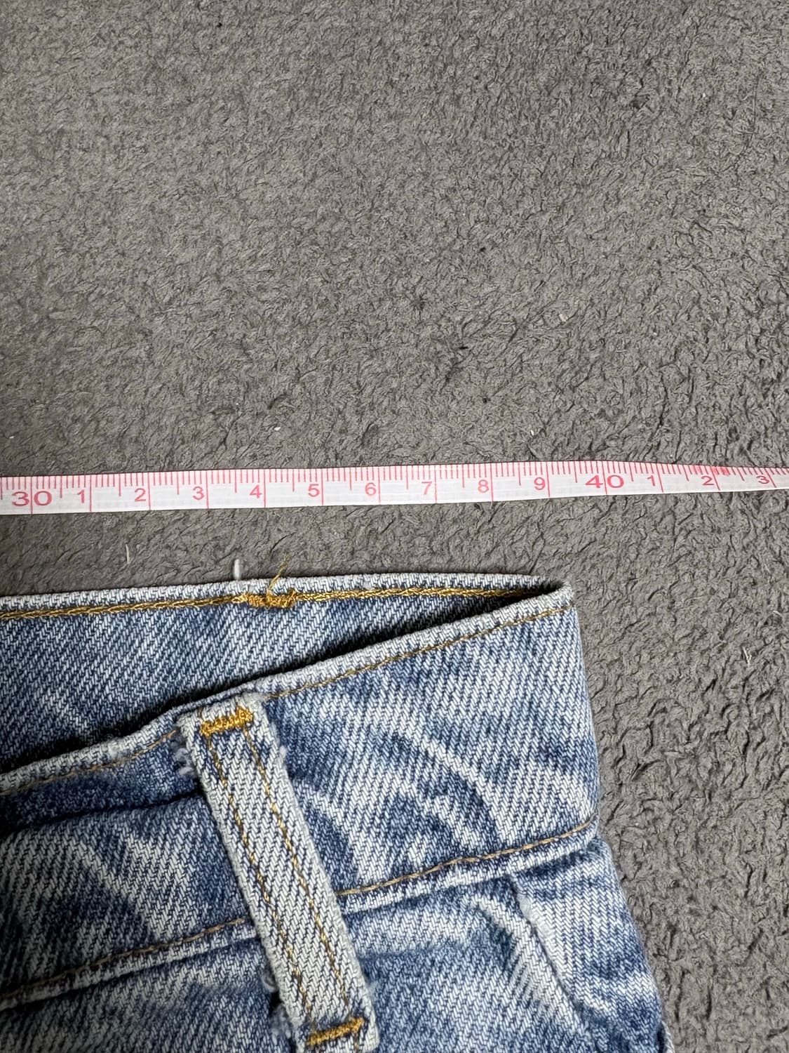 (32x32) 90s 리바이스 517 오렌지탭 USA 연청 부츠컷 데님 상품이미지10