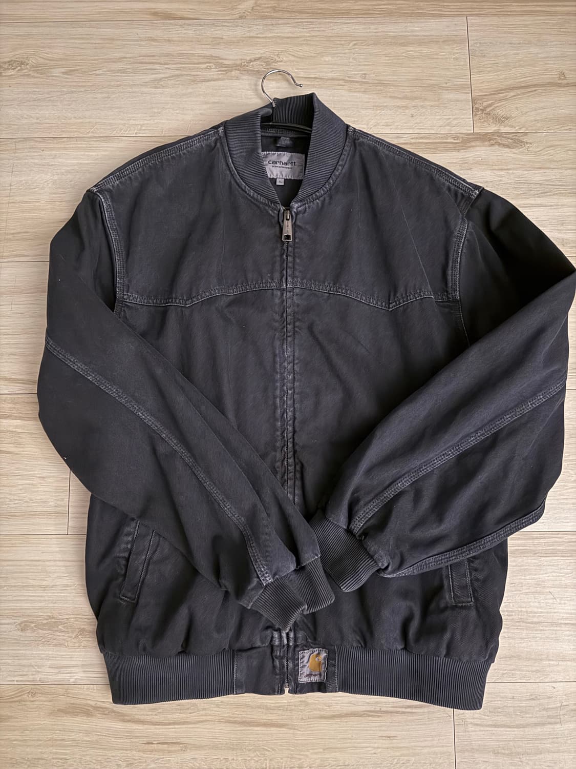 [L]칼하트윕 og산타페 봄버 블랙 스톤 다이드 상품이미지4