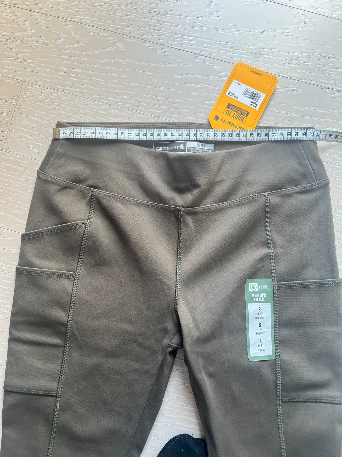 Carhartt  레깅스 바지 새상품 카키 여서닝 상품이미지5