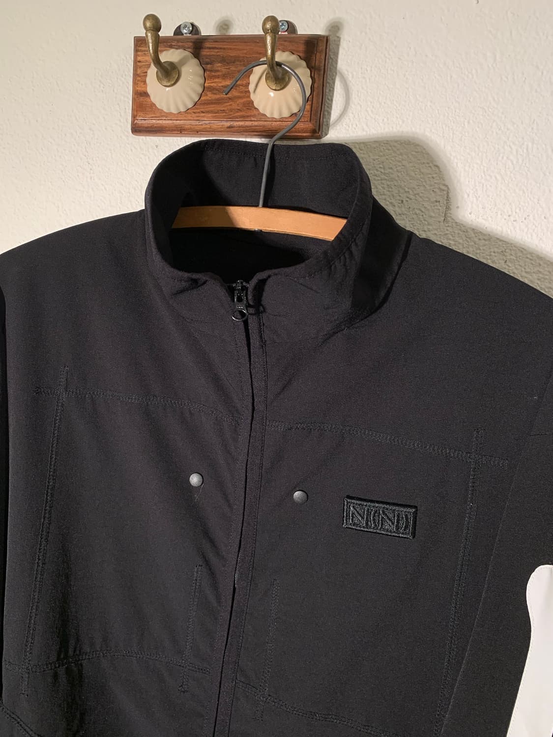 넘버나인 본 스티치 투웨이 바람막이 자켓 상품이미지2