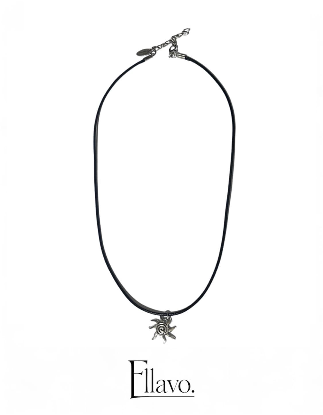 Ellavo sunstone rope necklace 상품이미지1