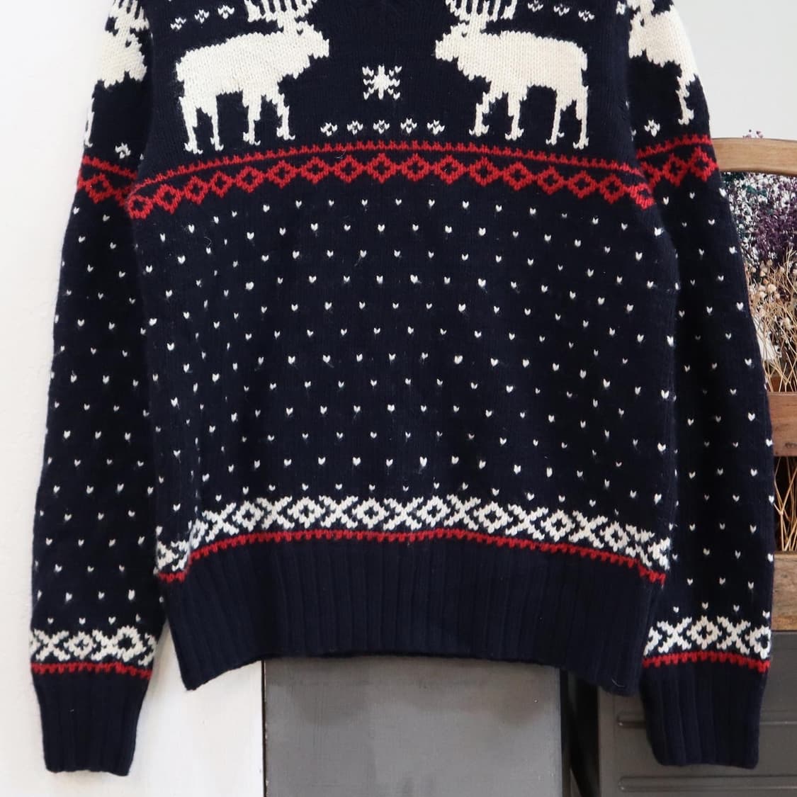 폴로 노르딕 브이넥 니트  상품이미지3