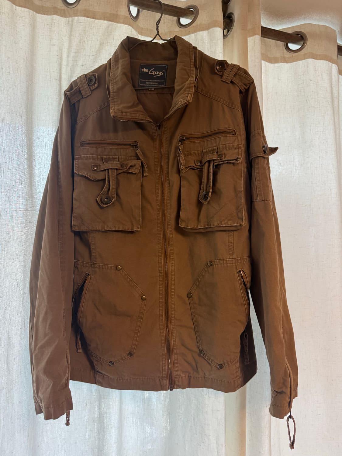 빈티지 야상 자켓 베이지 상품이미지7