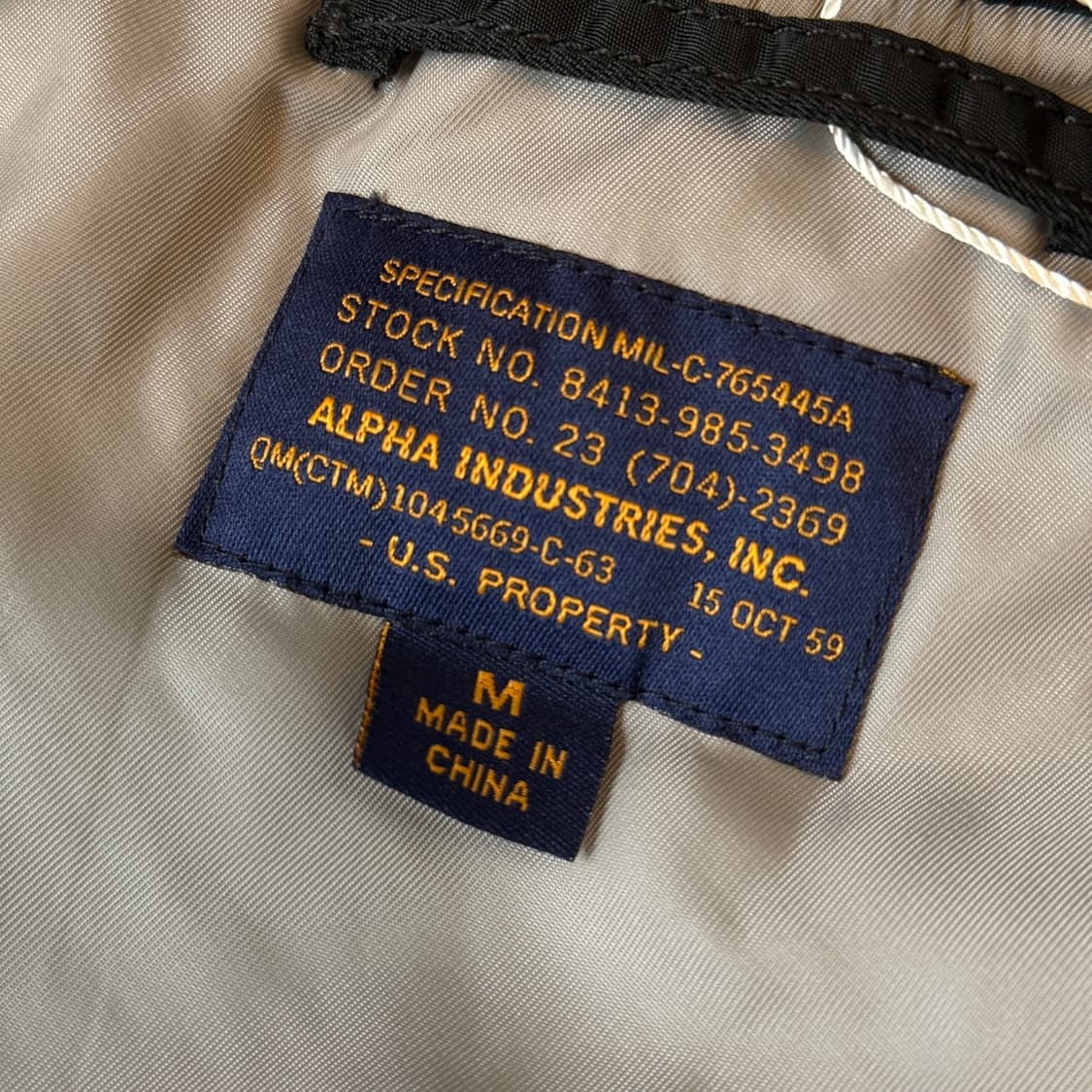 알파인더스트리 후드  봄버 MA1 자켓  상품이미지8