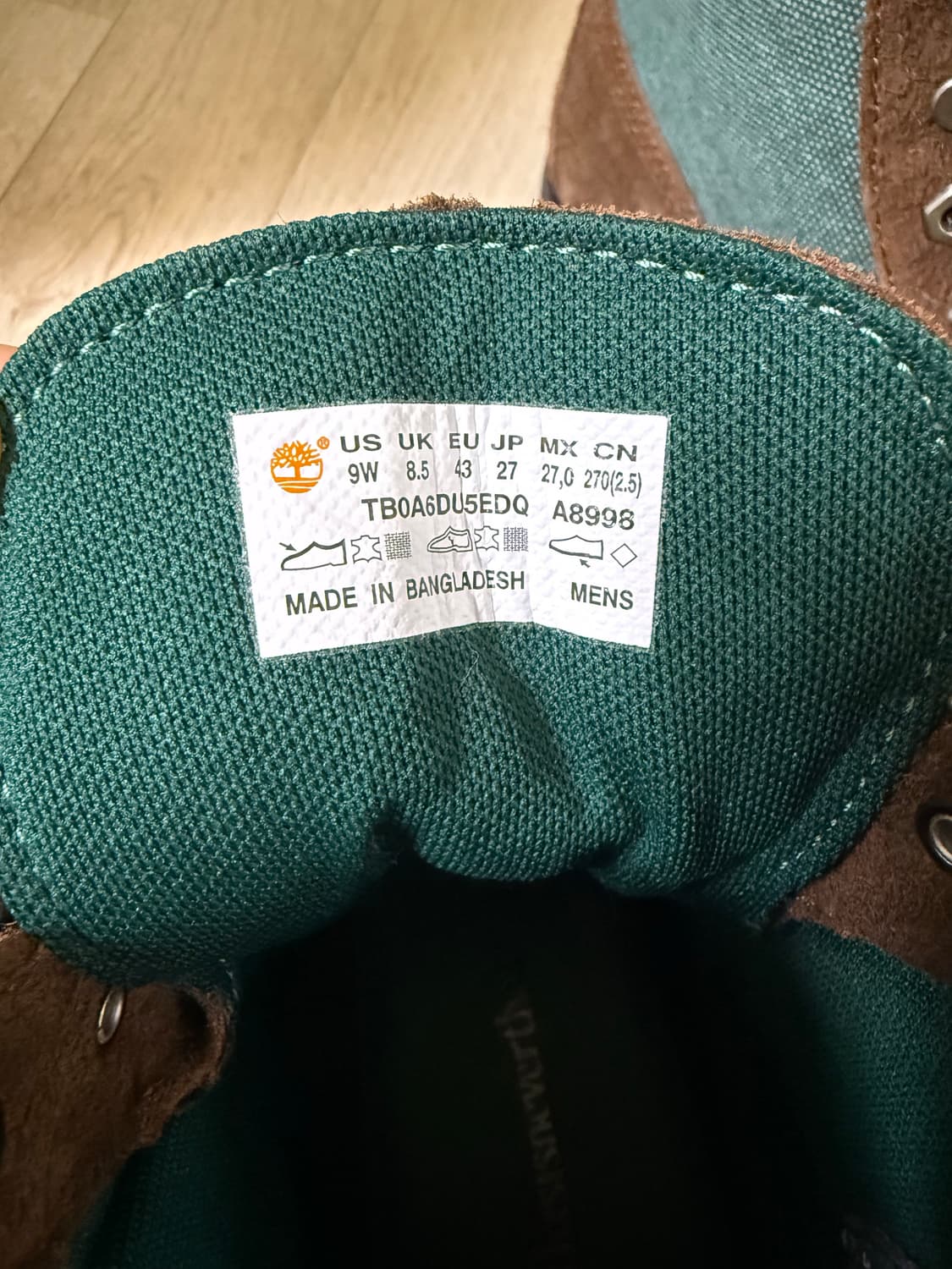 팀버랜드 디네댓 6인치 워커부츠 270 상품이미지3