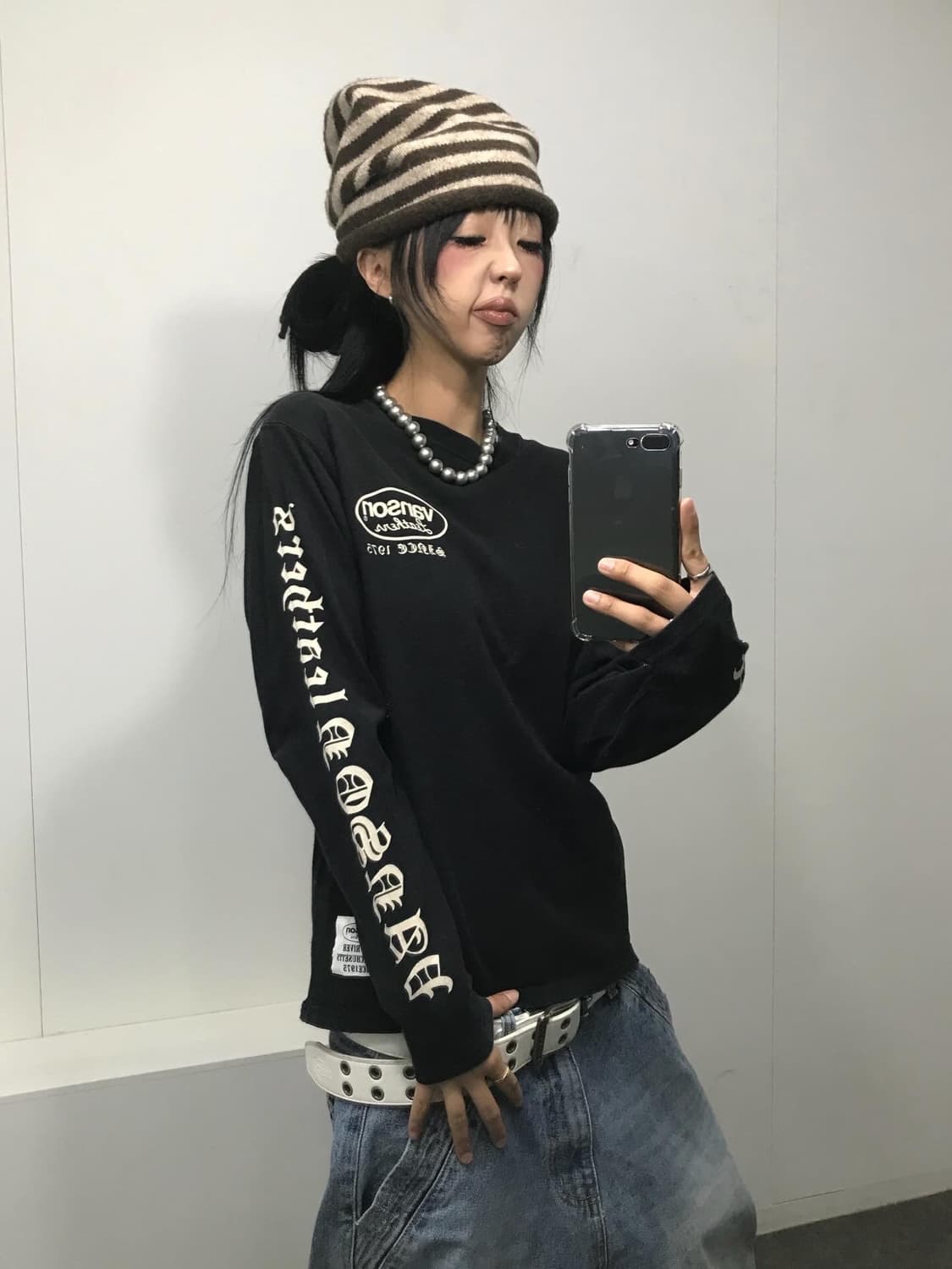 밴슨 크롬맛 풀 프린팅 롱슬리브 상품이미지7