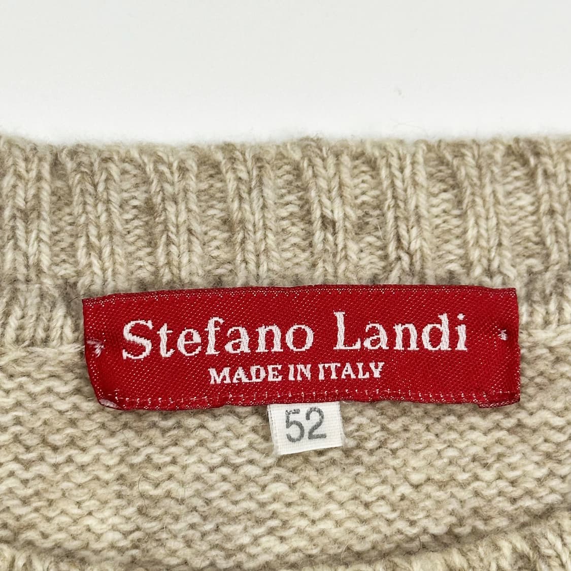 VTG 빈티지 이태리 아이보리 노르딕 니트 (XL) 상품이미지4