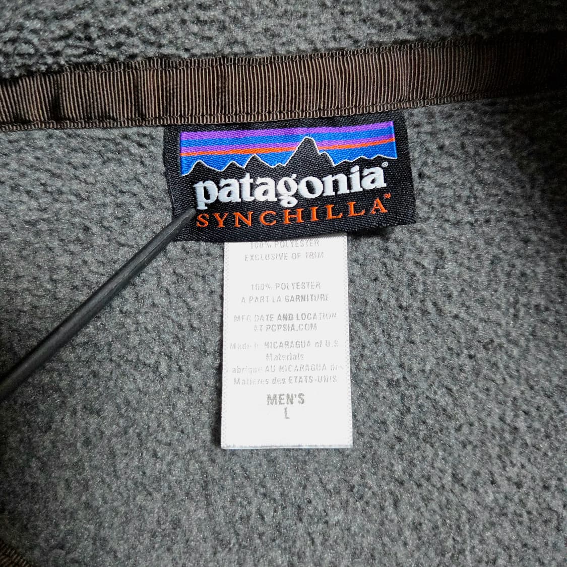 (L)파타고니아 그레이 올리브 신칠라 상품이미지3