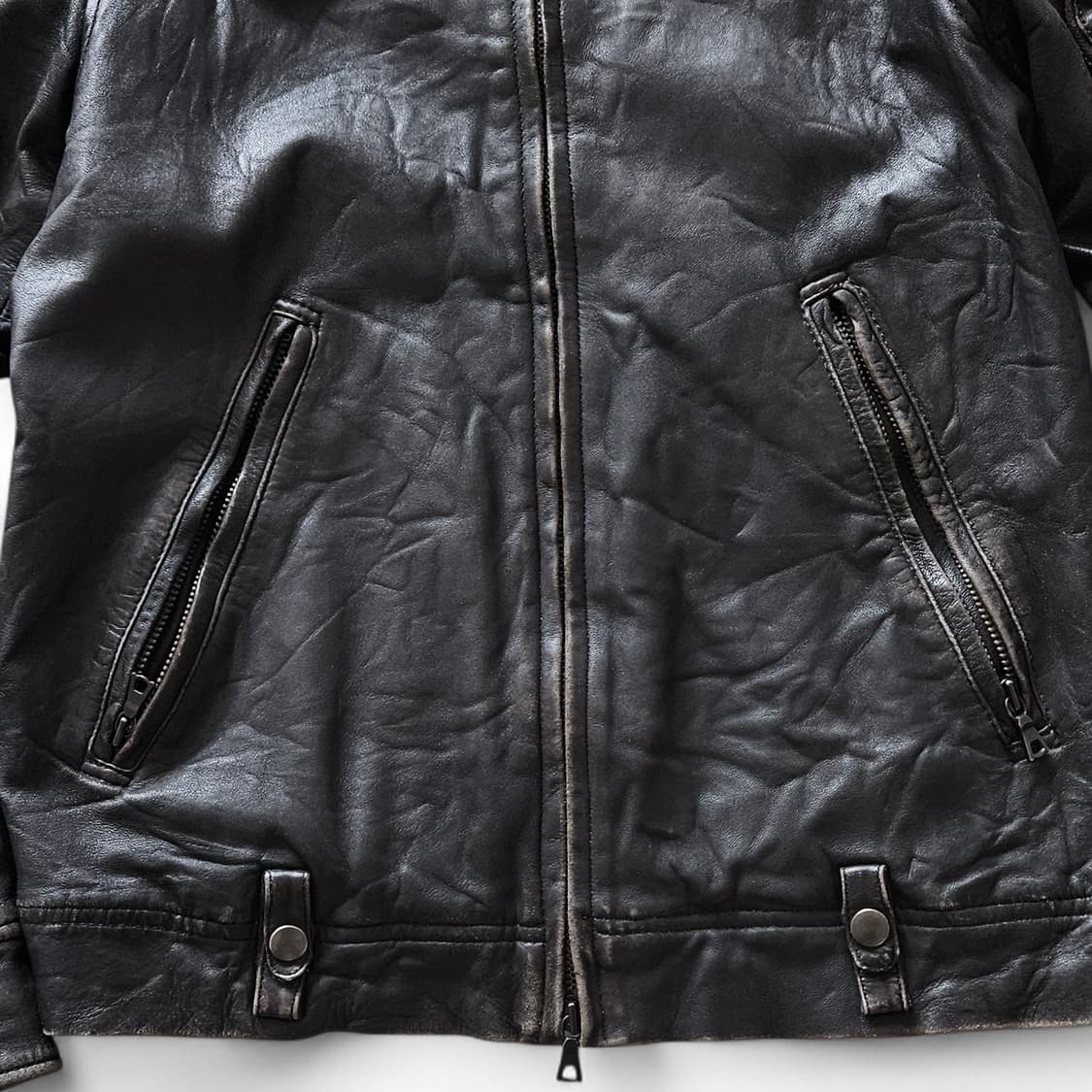 사쥬드크레 항공 라이더 가죽 자켓 상품이미지4