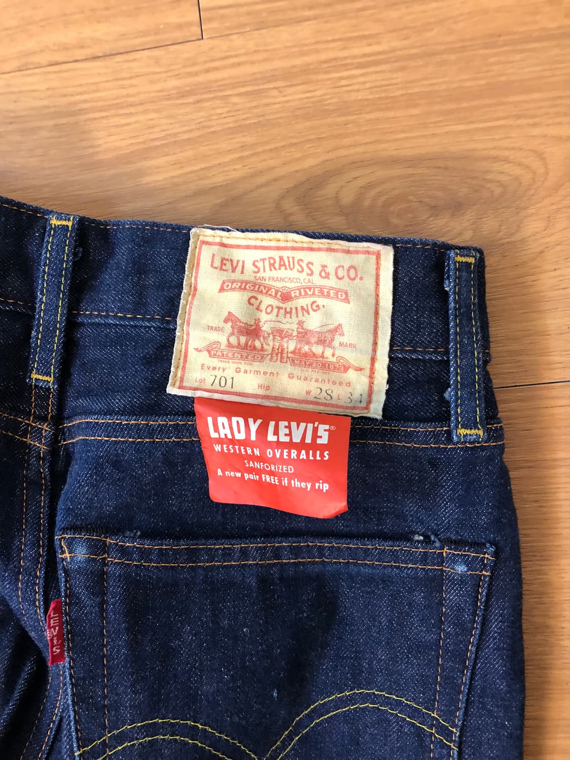 LVC 701 셀비지 데님팬츠 상품이미지10