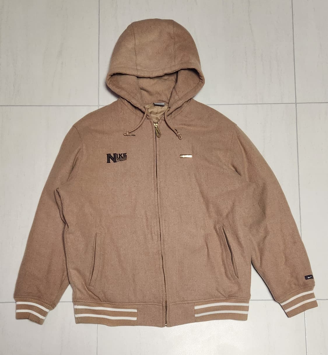 00s 빈티지 나이키 모직 후드자켓 상품이미지1