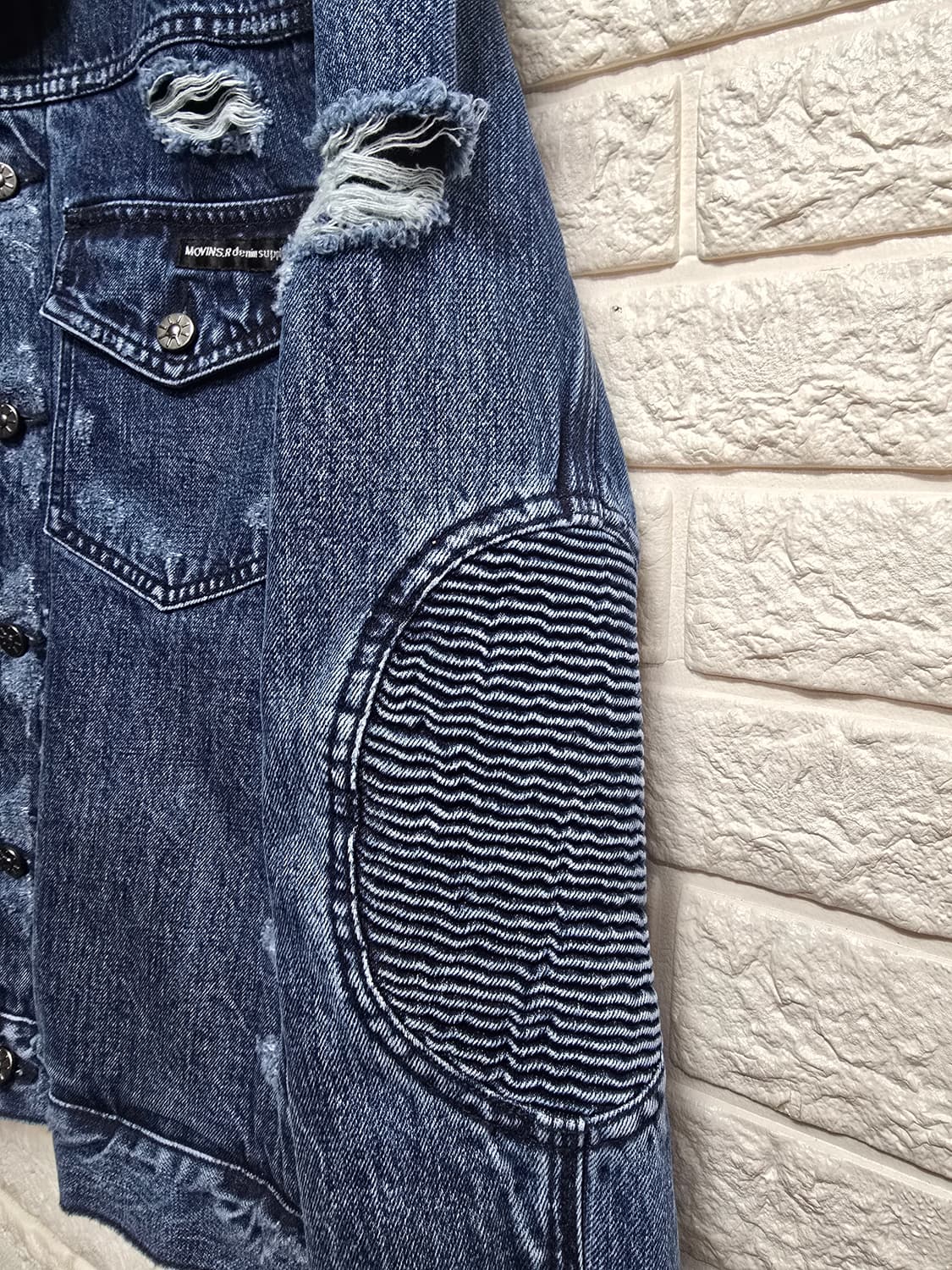 모빈스알 데님 바이커 자켓 M 상품이미지6