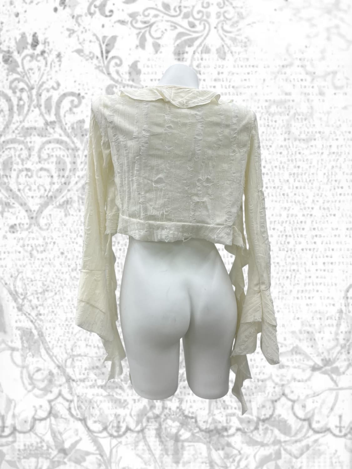damaged frill cardigan 상품이미지4