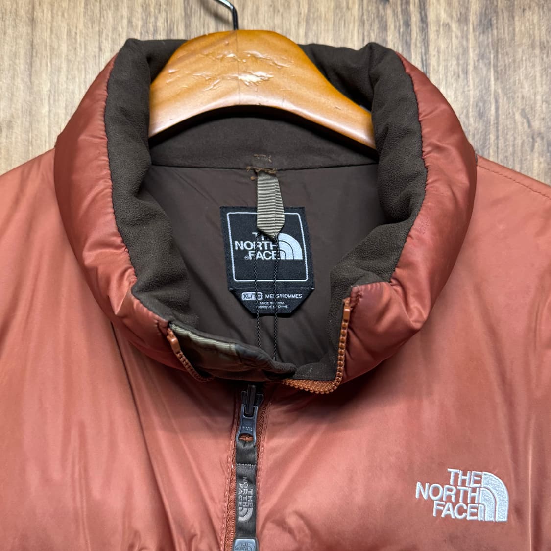THE NORTH FACE orange padded jacket 상품이미지3