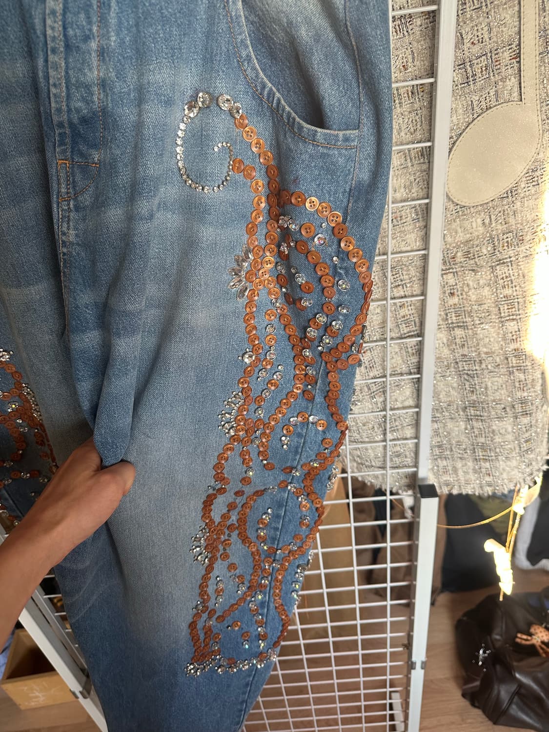 블루마블 배기 팬츠 (36) 상품이미지3