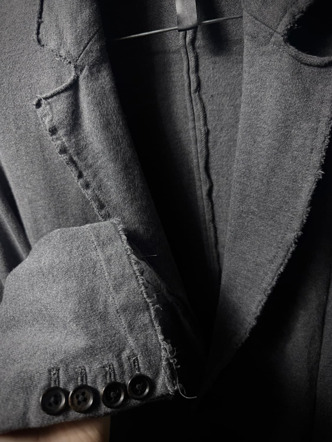 wjk Raw Edge Jersey Blazer  상품이미지7