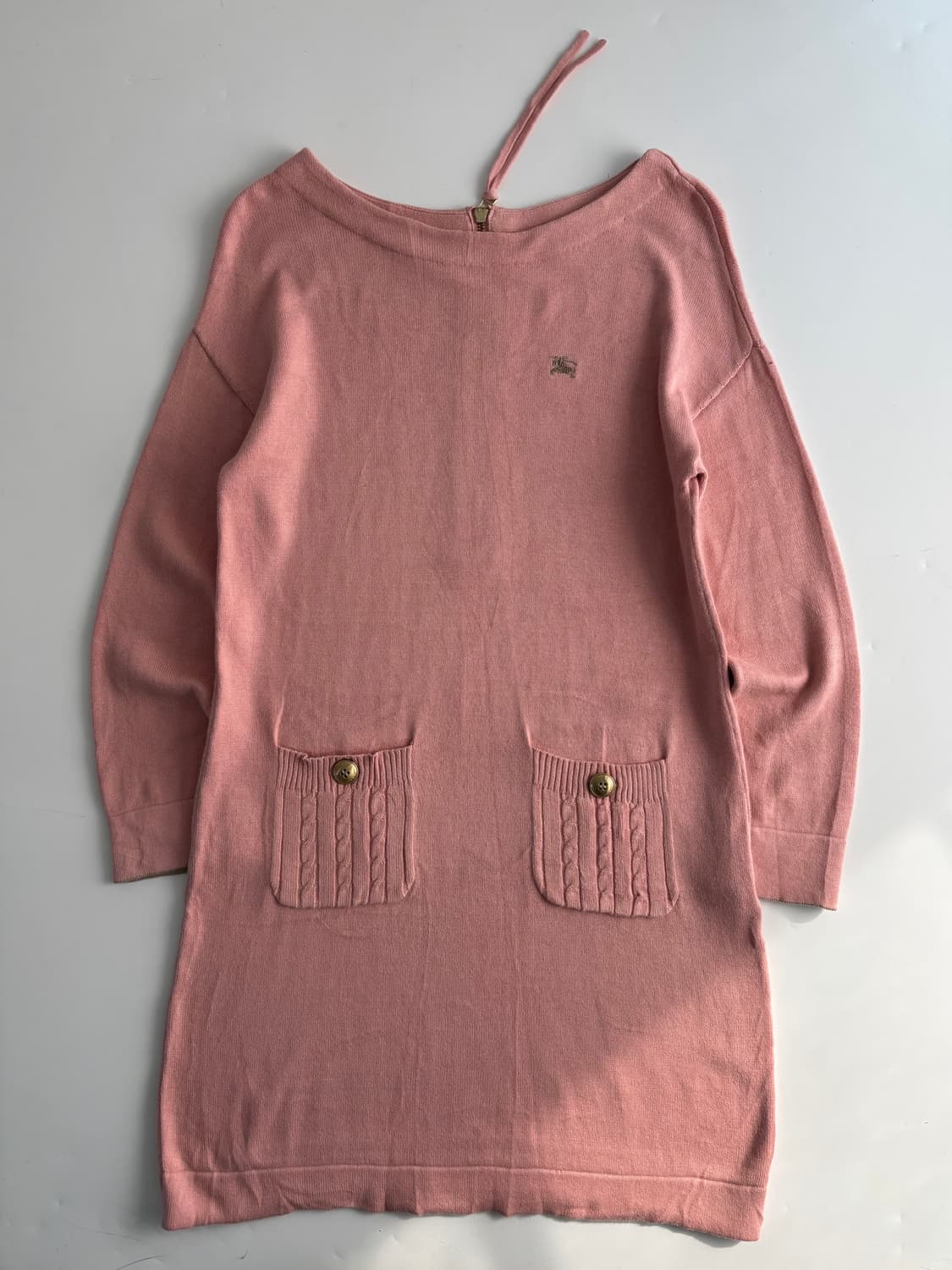 Burberry 버버리 블루라벨 핑크 울 원피스 상품이미지1