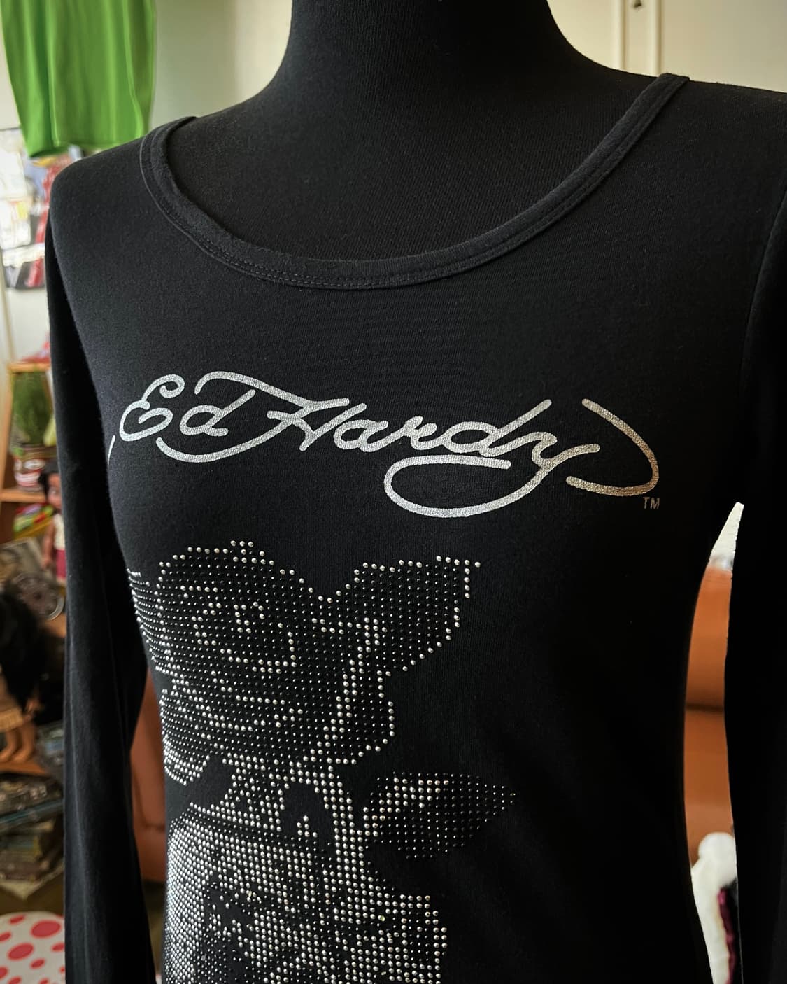 2000's ED Hardy Icon Stud Long-Sleeve 상품이미지2