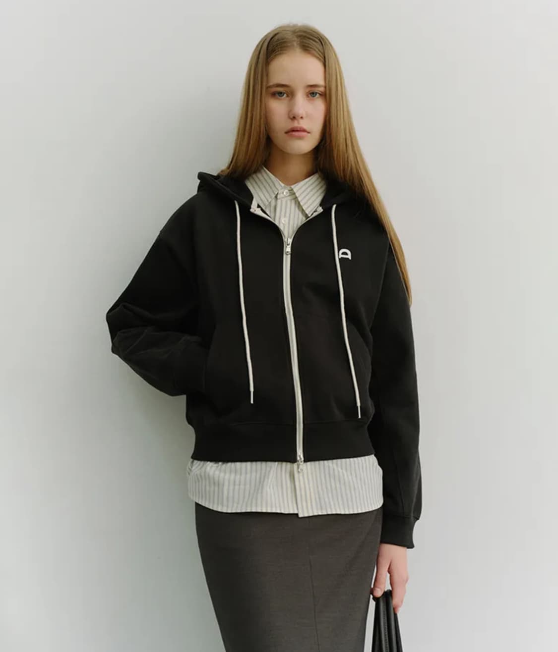 던스트 후드집업 블랙 상품이미지1