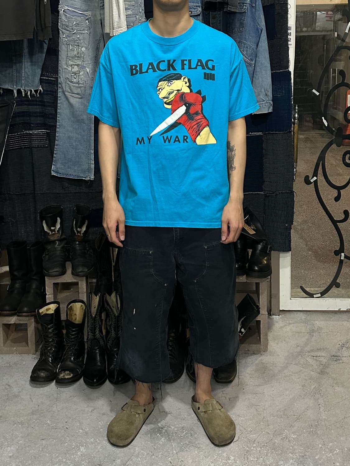 00's Black Flag 블랙 플래그 티셔츠 빈티지 밴드 티셔츠 상품이미지2
