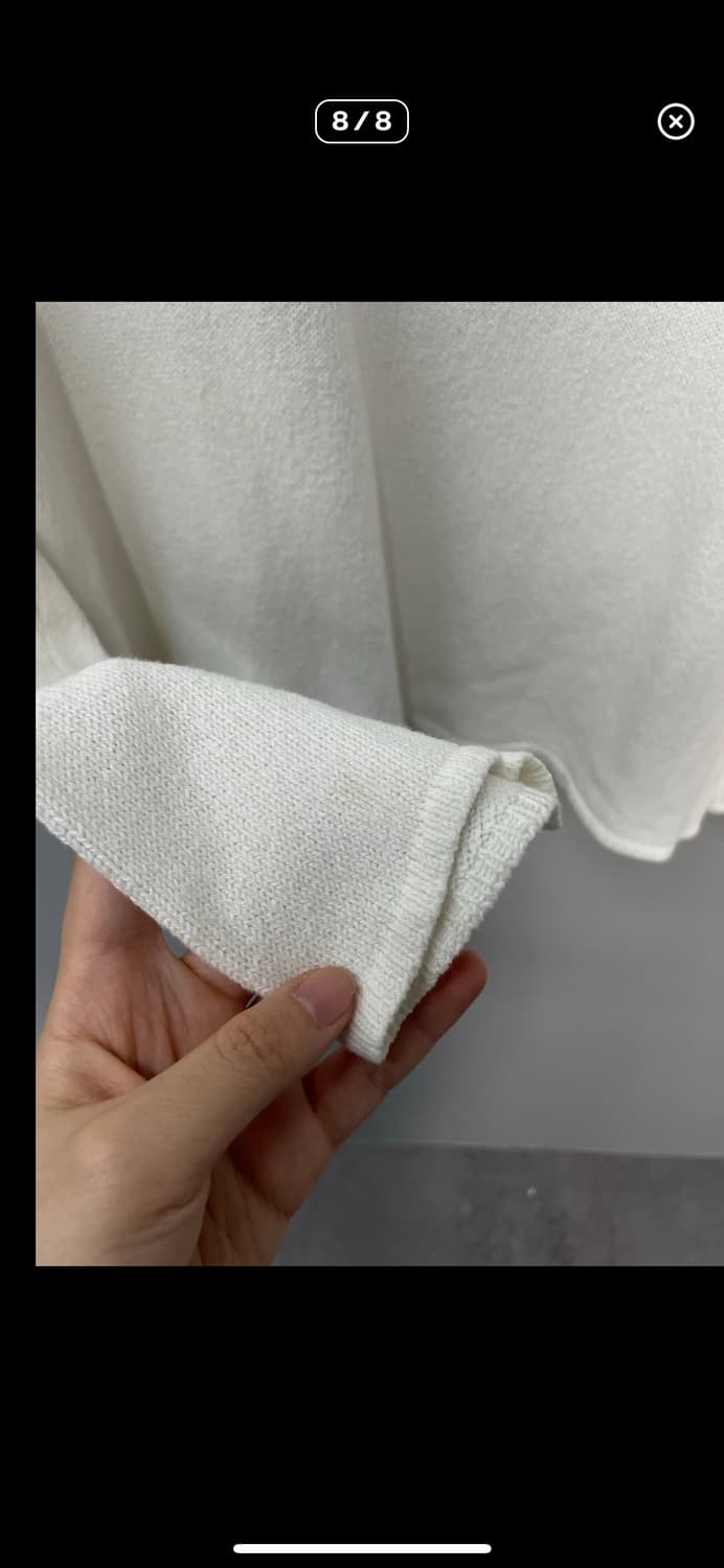 스톤아일랜드 와펜 코튼 라운드 니트 A2462 상품이미지9