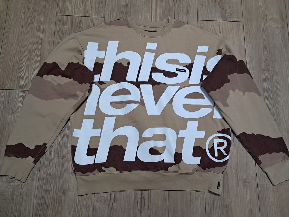 디스이즈네버댓 맨투맨 L 상품이미지3