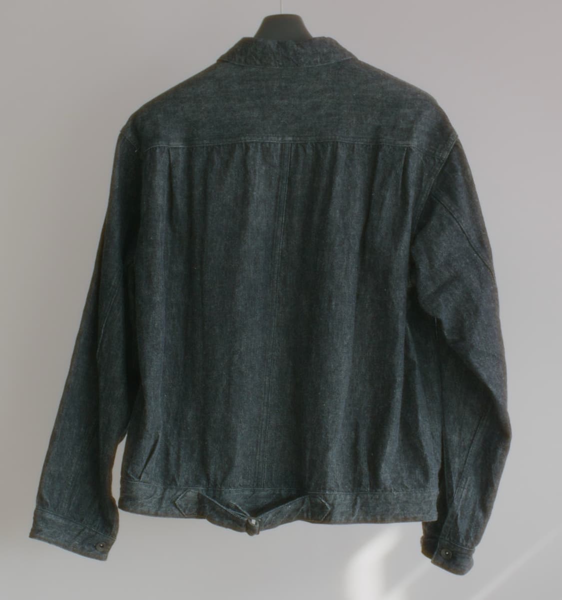 코모리 21aw 데님 자켓 블랙 에크루 4 상품이미지2