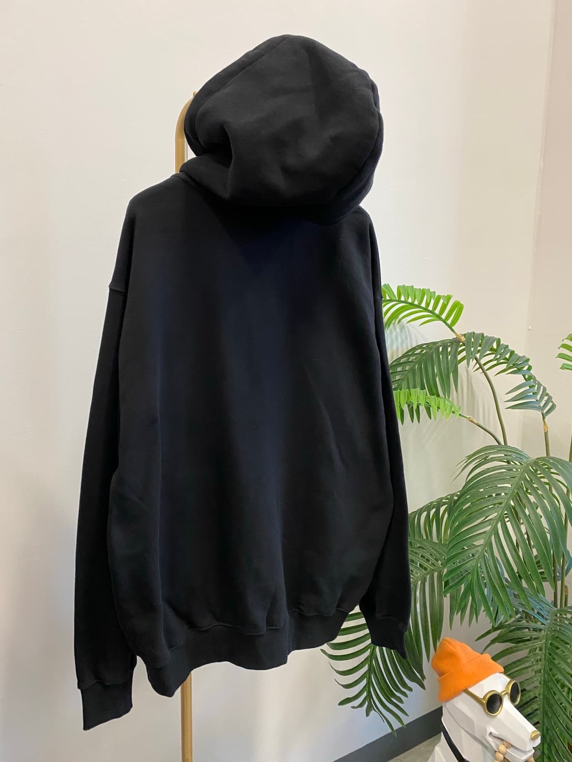 크리틱 웜홀 로고 후디 자켓(블랙) 상품이미지5