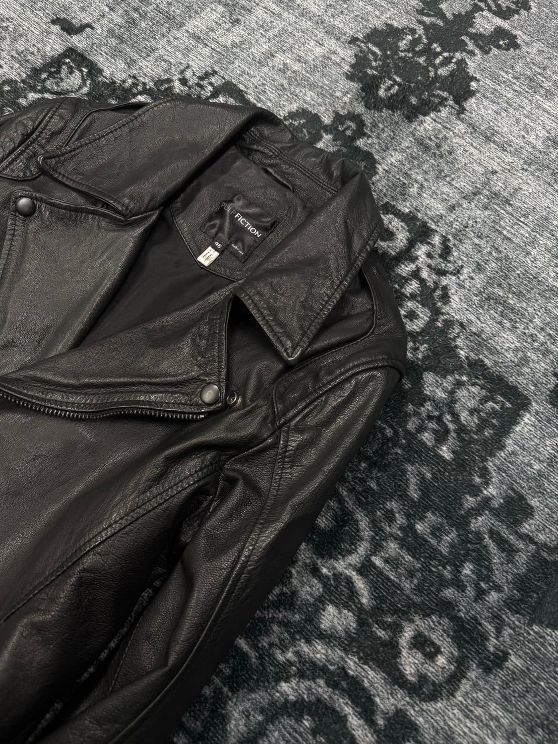Pulp fiction genuine leather rider jacke 상품이미지3