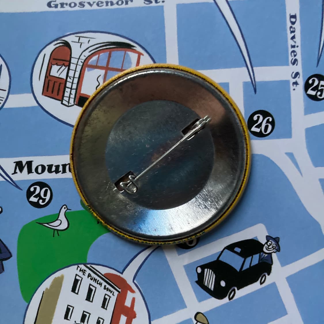 빈티지 BEST 텍스트 타이포 핀 버튼 뱃지 브로치 악세사리 상품이미지2