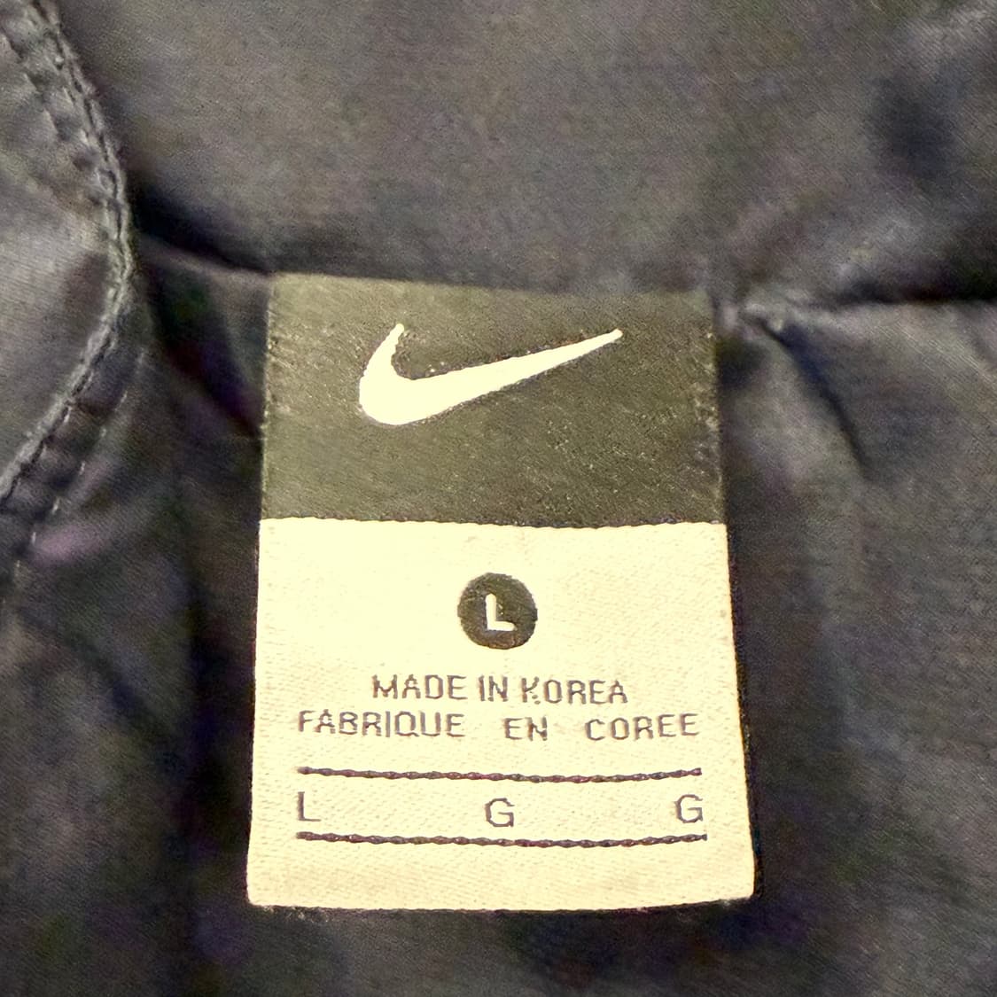 [정품/L] 나이키 네이비 바람막이 자켓 b10 상품이미지5