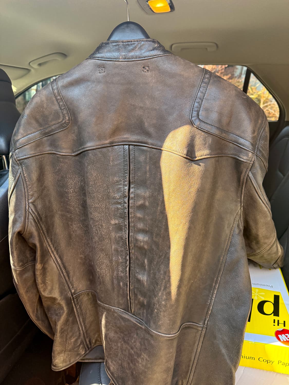 RRL 레더 모토 자켓 L 상품이미지3