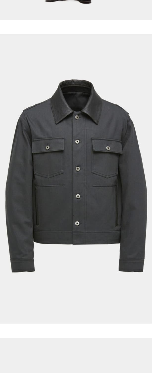 쿠어 레더 패치워크 필드 자켓 (올리브차콜) m 상품이미지2