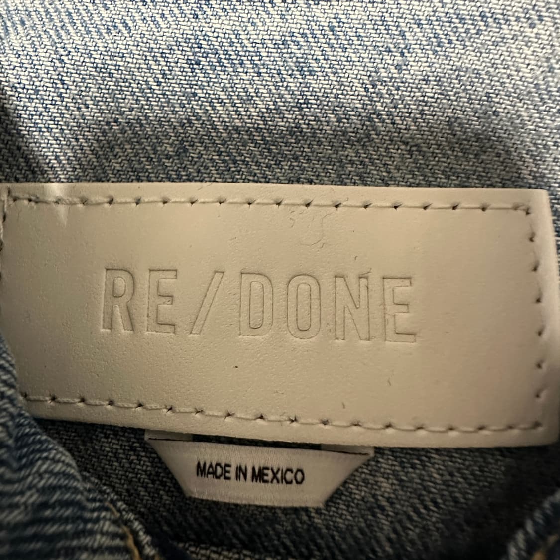 RE/DONE mexico made denim jacket 상품이미지4