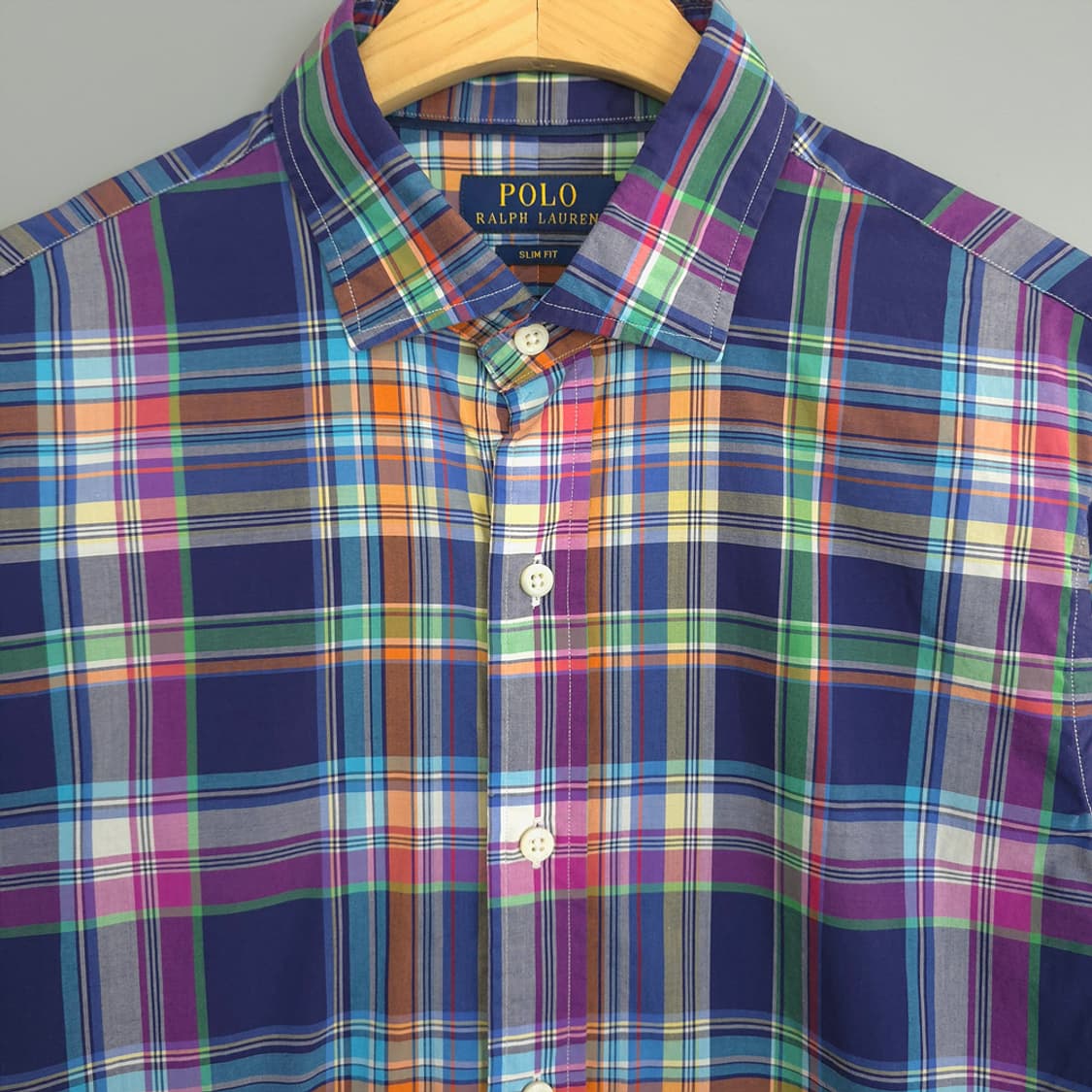 폴로 랄프로렌 Polo Ralph Lauren 슬림핏 체크 셔츠 M 상품이미지2