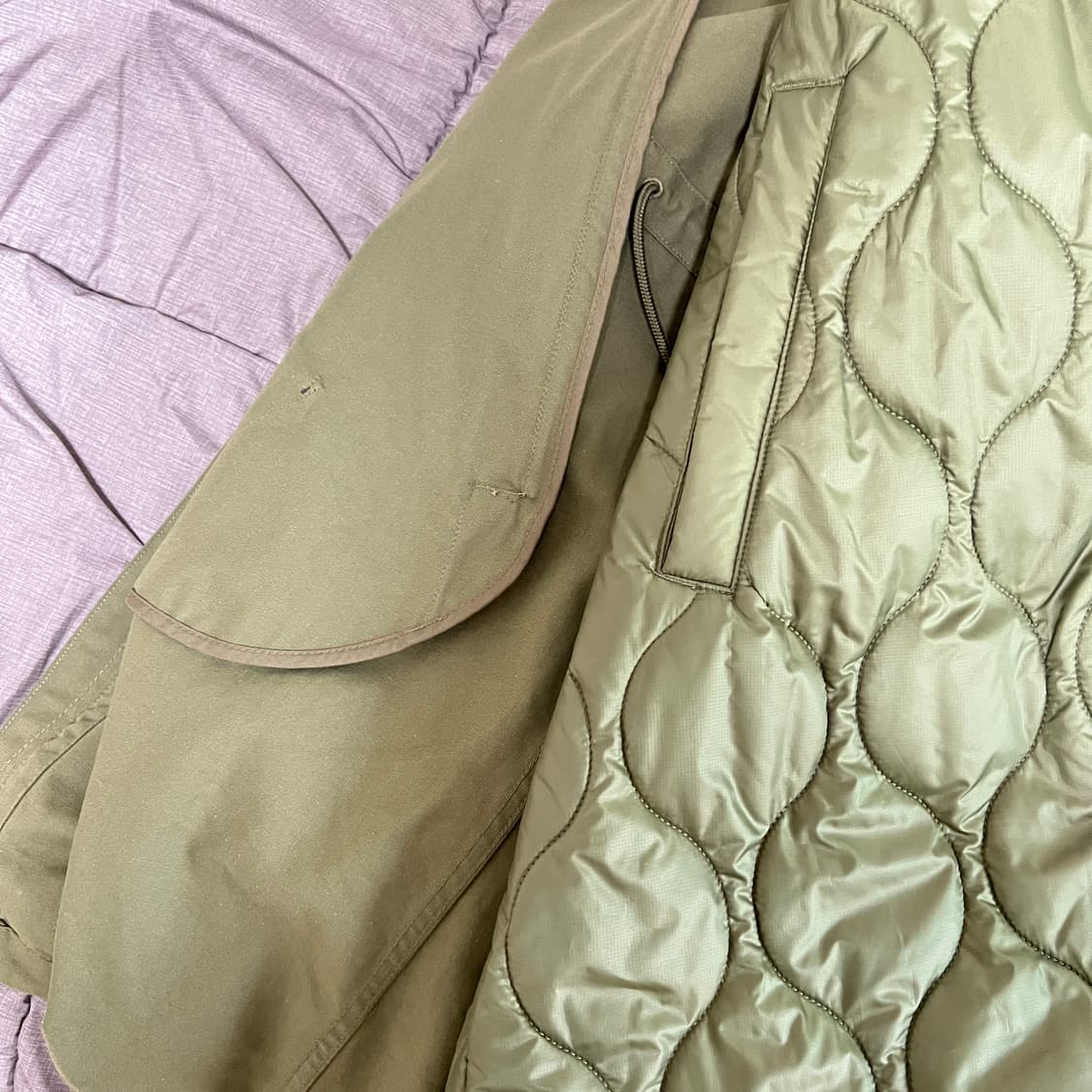 [새상품] 뉴에라 후드 야상 [L사이즈] 상품이미지3