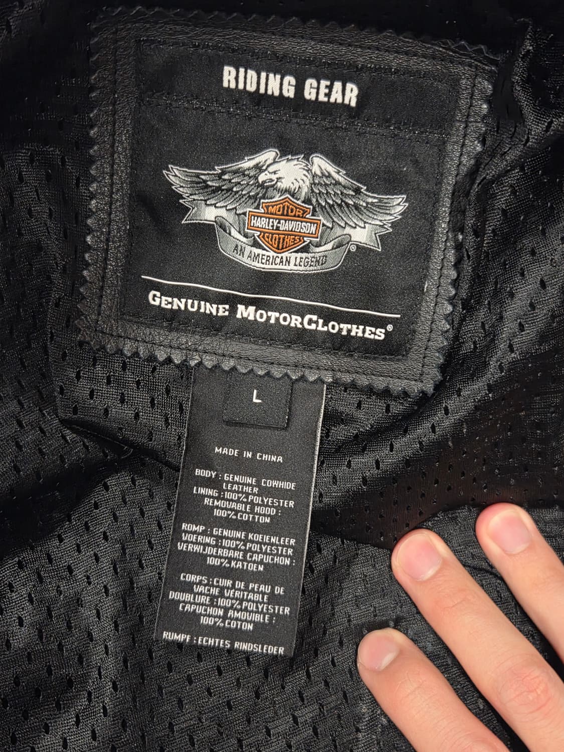할리데이비슨 소가죽 자켓 상품이미지5