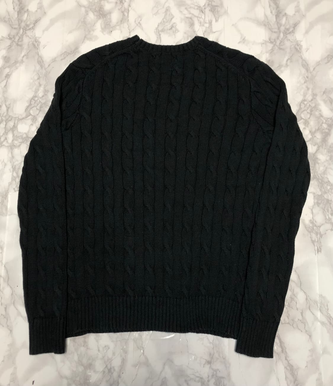 폴로 랄프로렌 꽈배기 니트 블랙 상품이미지3