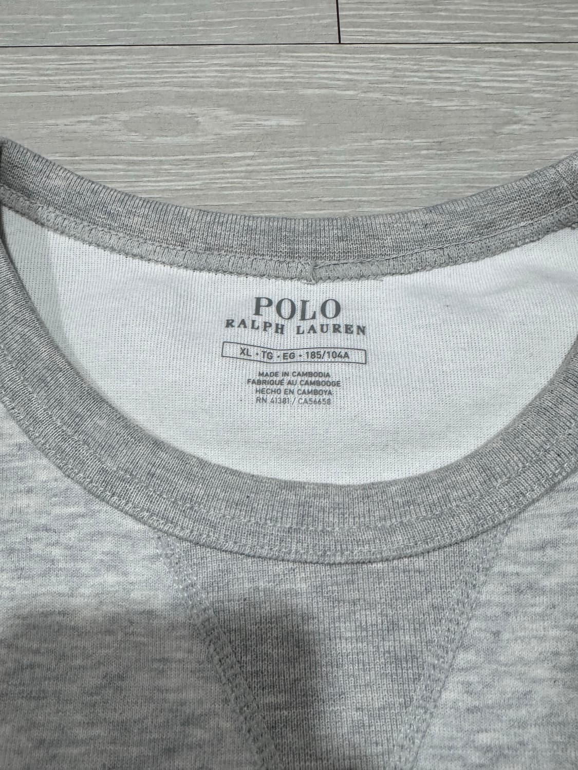 폴로 포니 로고 더블니트 스웻셔츠 XL 상품이미지3