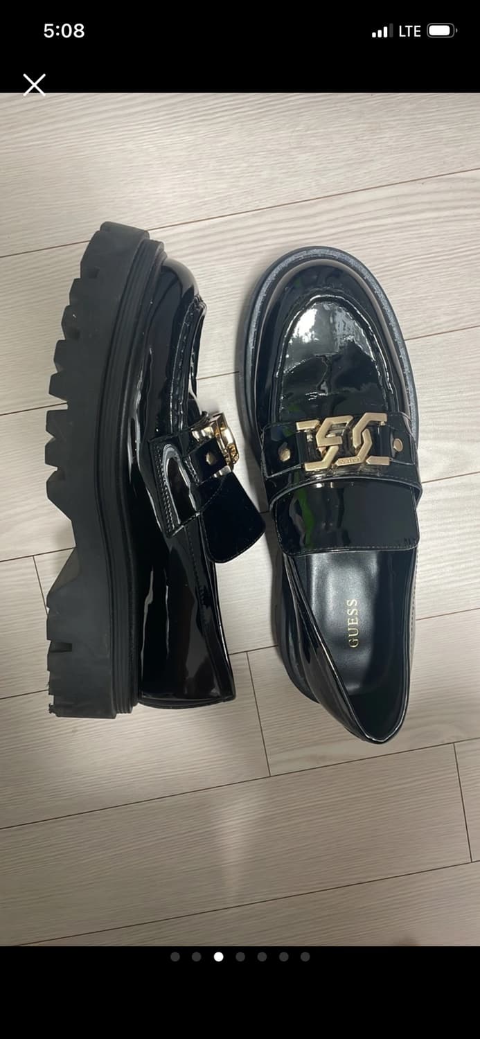 [Guess] Black Patent Keates Loafers 260 상품이미지3