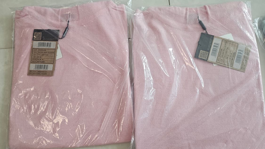 [S(85)] 노스페이스 여성 코지 울 니트 반팔 후드 후디 상품이미지6