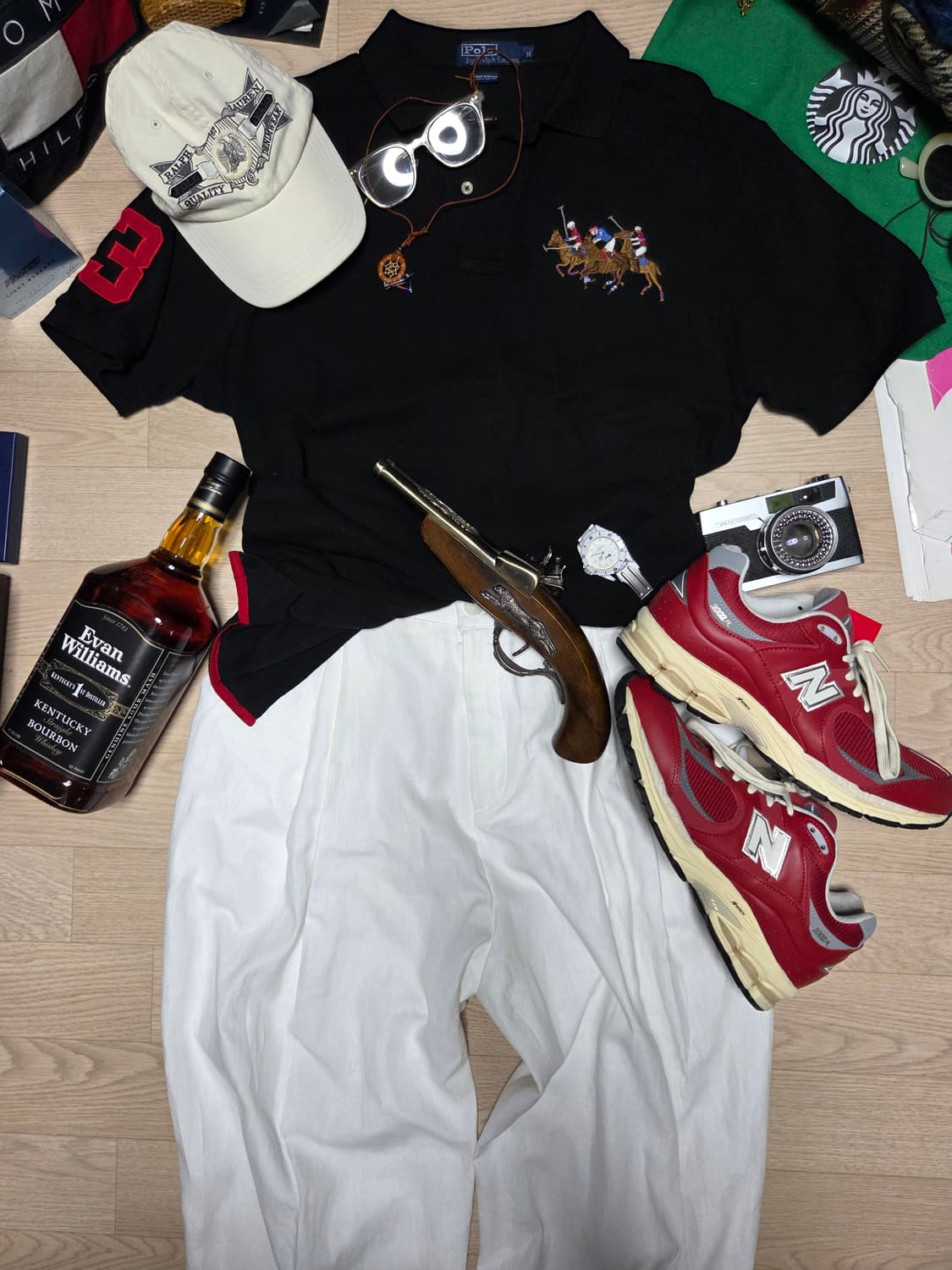 POLO RALPH LAUREN 폴로 랄프로렌 반팔 카라티 블랙  상품이미지4