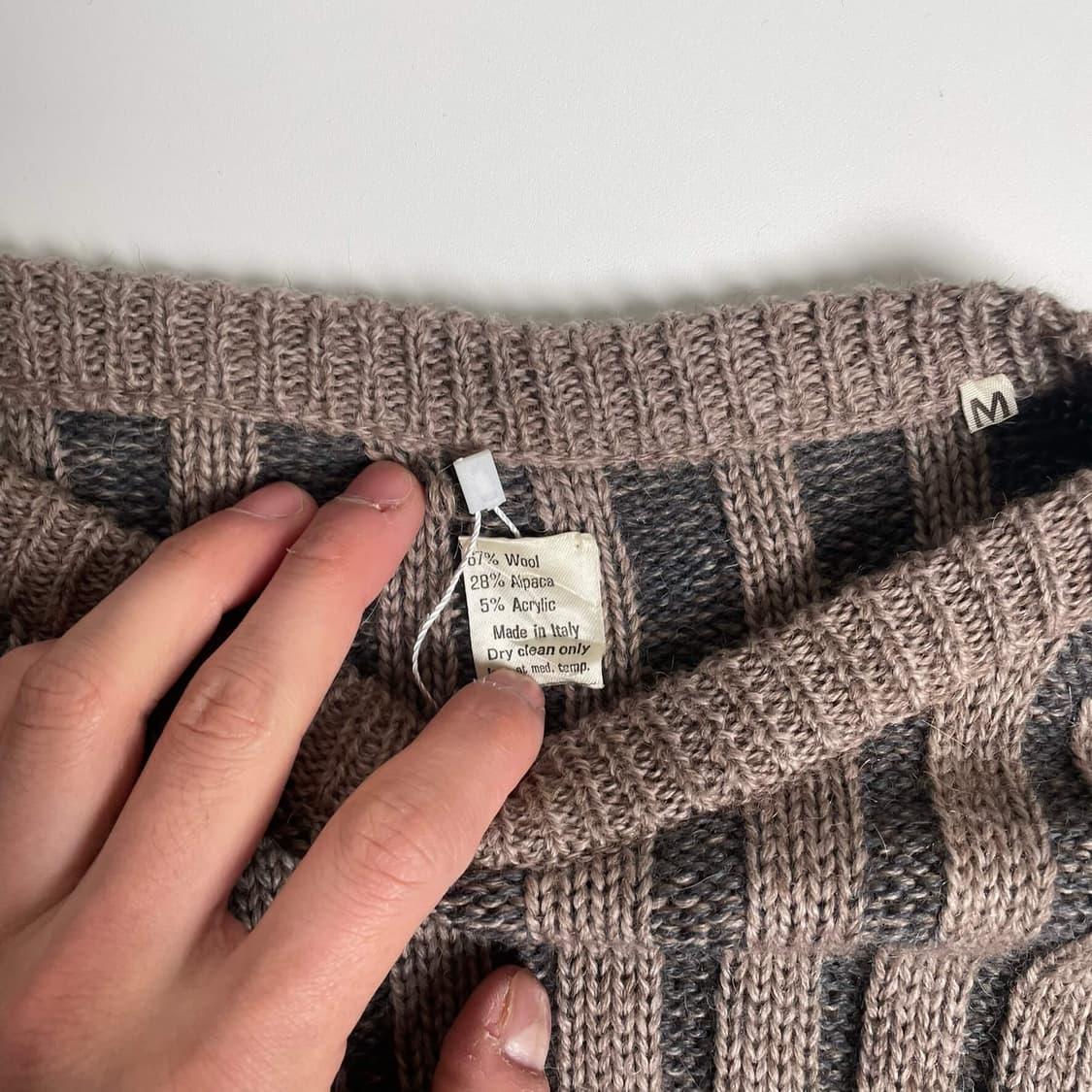 울 알파카 블렌드 니트 (italy made)   상품이미지6