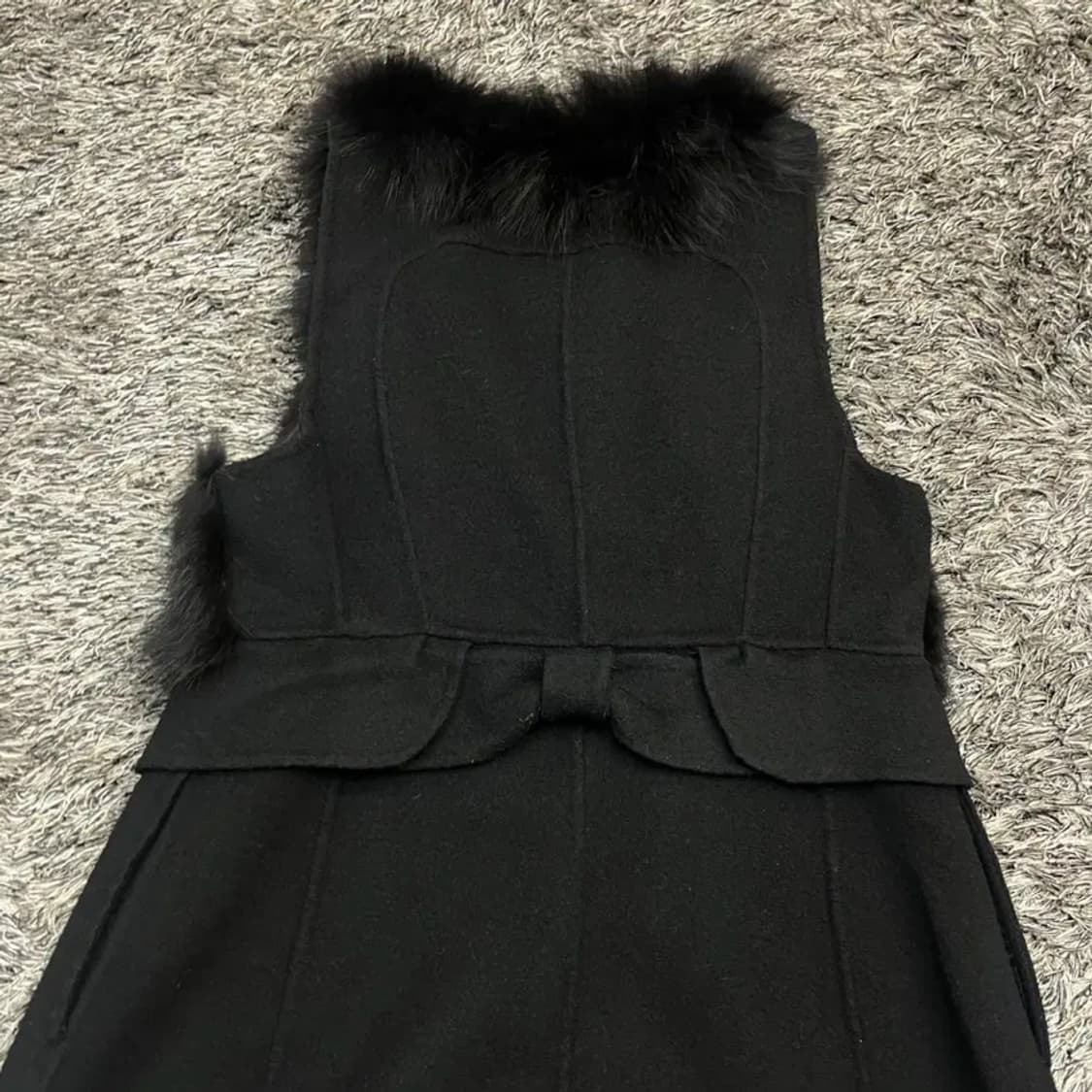 올리브데올리브 여성 폭스 울 베스트 (1) 상품이미지4